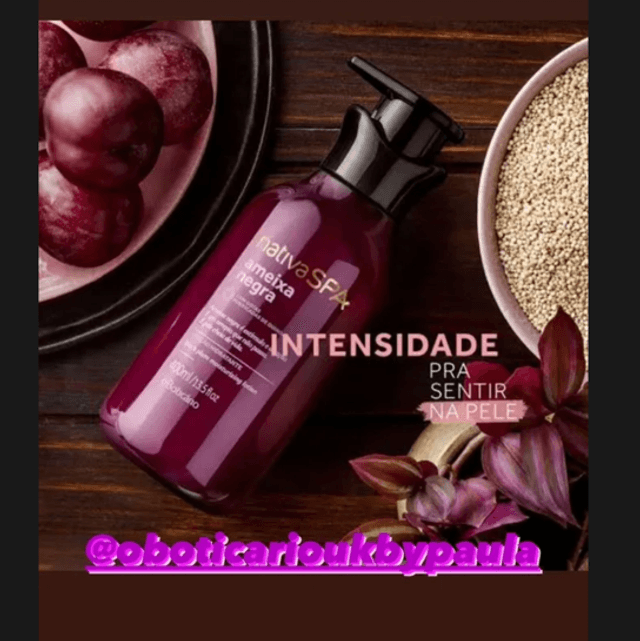 Nativa Spa Ameixa Negra Loção Hidratante 400ml