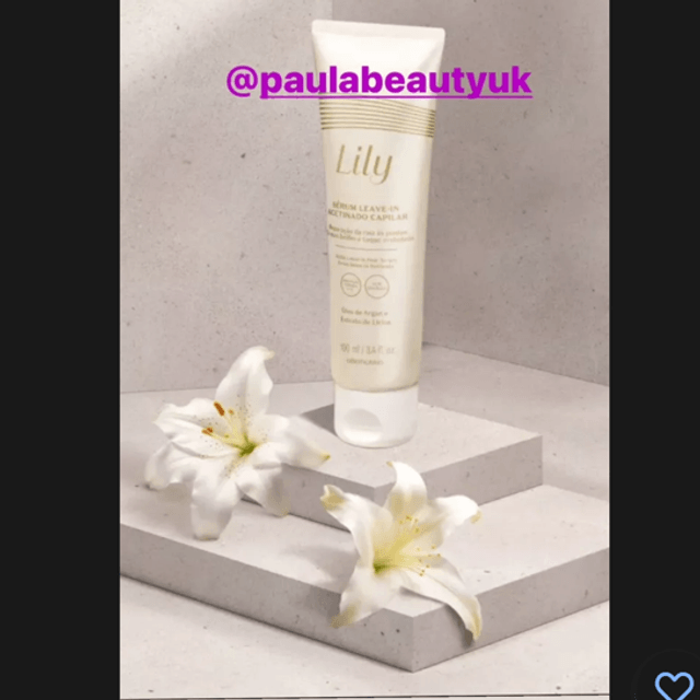 Leave In Serum Capilar Acetinado Lily 100ml O Boticário *