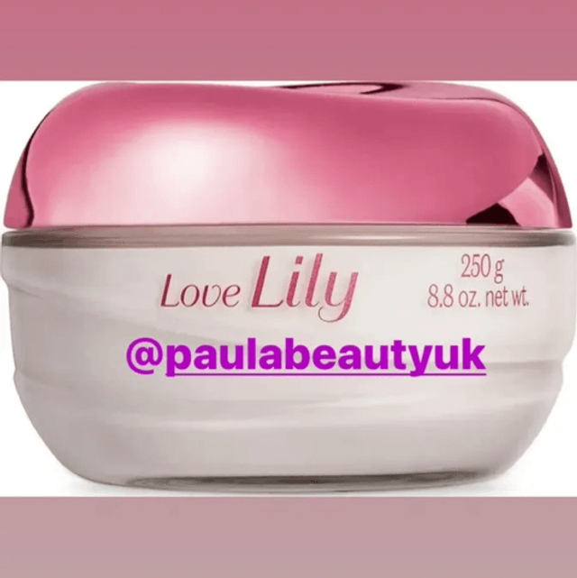 Lily Love Satin Cream 250g - O Boticario* Creme Hidratante Lily Love Acetinado