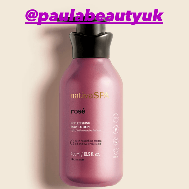 Nativa Spa Loção Revitalizante Corporal Rose 400ml