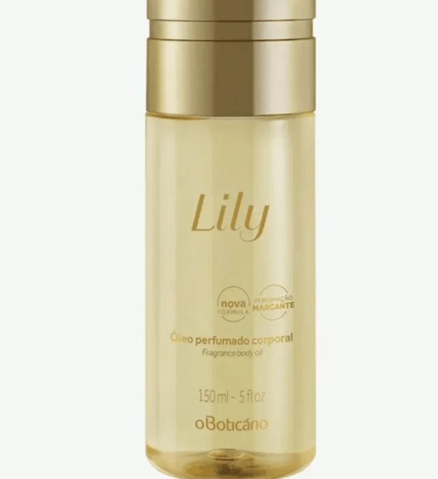 Lily Body Scented Oil, 150ml - Óleo Perfumado Corporal Lily 150ml O Boticario