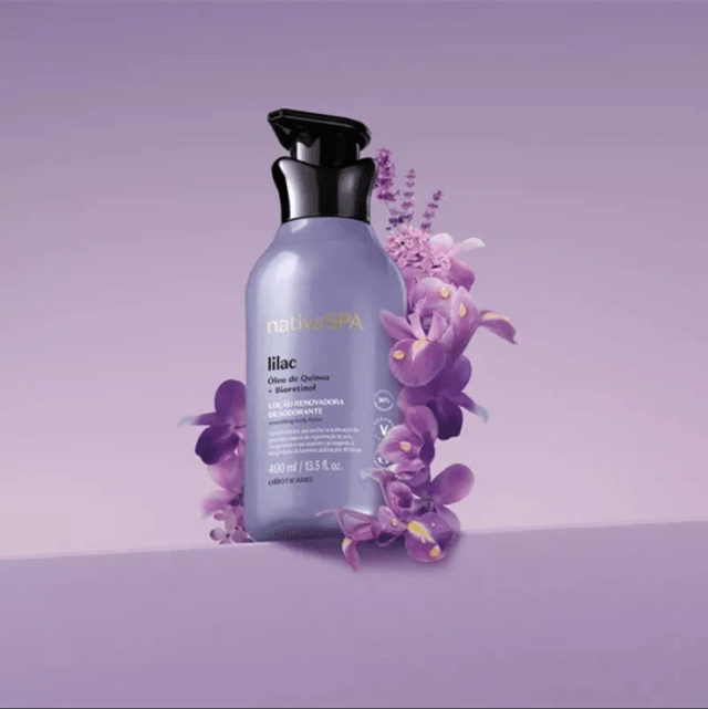 Nativa Spa Loção Hidratante Corporal Lilac 400ml O Boticário