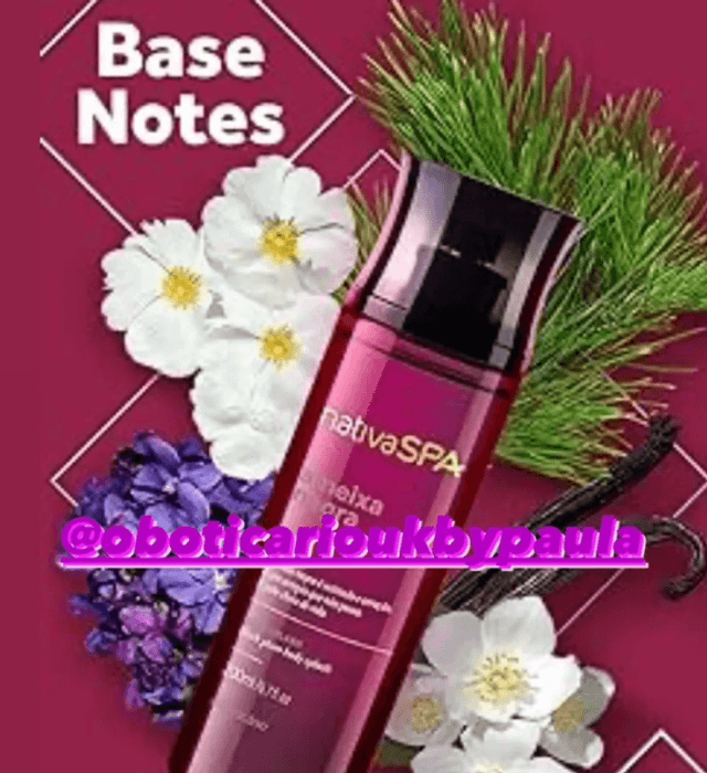 Nativa Spa Body Splash Ameixa Negra 200ml O Boticário Body Mist Black Plum*
