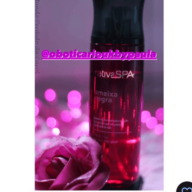 Nativa Spa Body Splash Ameixa Negra 200ml O Boticário Body Mist Black Plum*