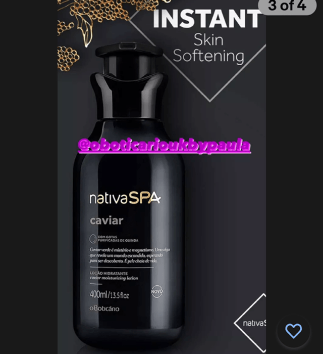 Nativa Spa Loção Hidratante Caviar 400ml