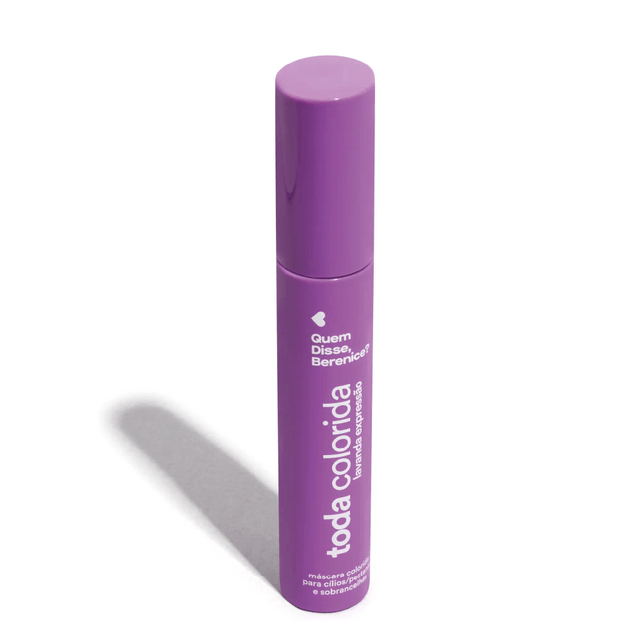 MÁSCARA DE PESTANAS E SOBRANCELHAS TODA COLORIDA LAVANDA EXPRESSÃO, 10G