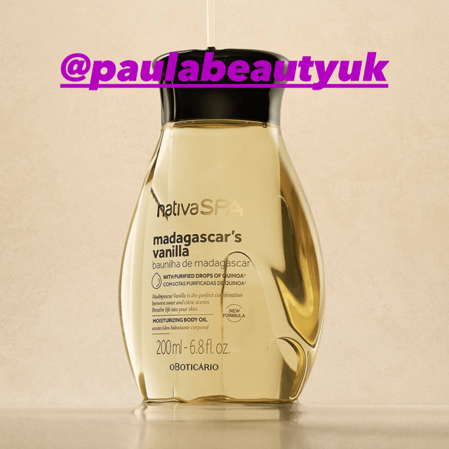 Nativa Spa Baunilha de Madagascar 200ml Madagascar Vanilla Body Oil
