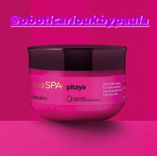 Nativa Spa Açúcar Esfoliante Corporal Pitaya 200g 