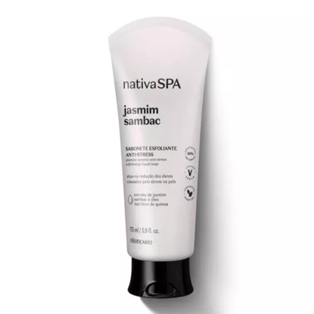 Nativa Spa Sabonete Líquido Esfoliante Jasmine Sambac 175ml