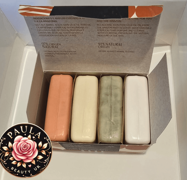 Natura Ekos bar soap andiroba castanha maracujá ucuuba 4x100g