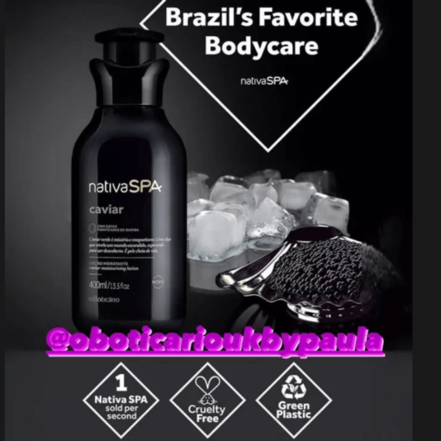 Nativa Spa Loção Hidratante Caviar 400ml