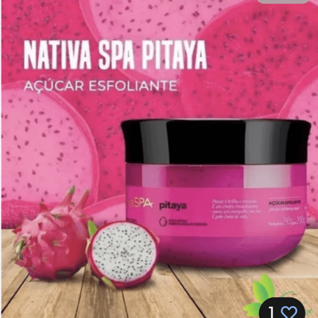 Nativa Spa Açúcar Esfoliante Corporal Pitaya 200g 