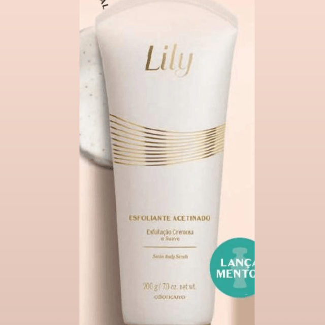 Esfoliante acetinado Lily 200g