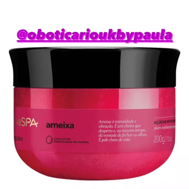 Nativa Spa Açúcar Esfoliante Corporal Ameixa 200g