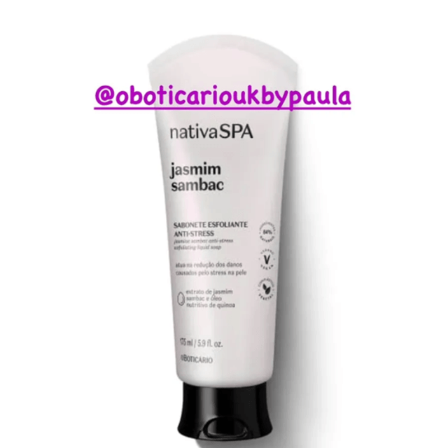 Nativa Spa Sabonete Líquido Esfoliante Jasmine Sambac 175ml