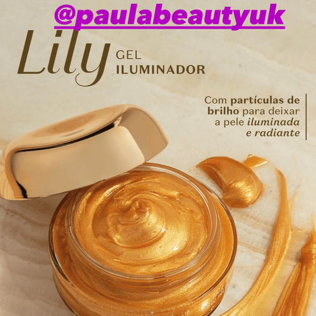 Gel Iluminador Glow Hidratante Corporal Lily 250g