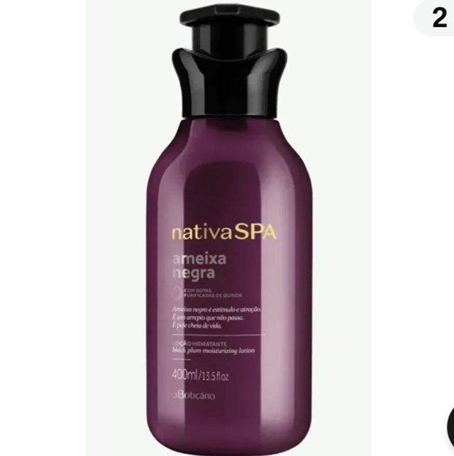 Nativa Spa Ameixa Negra Loção Hidratante 400ml
