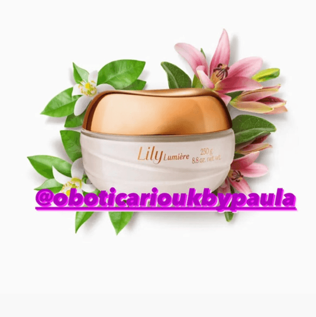 Lily Lumiere Creme Acetinado Hidratante Lily Lumiere 250g