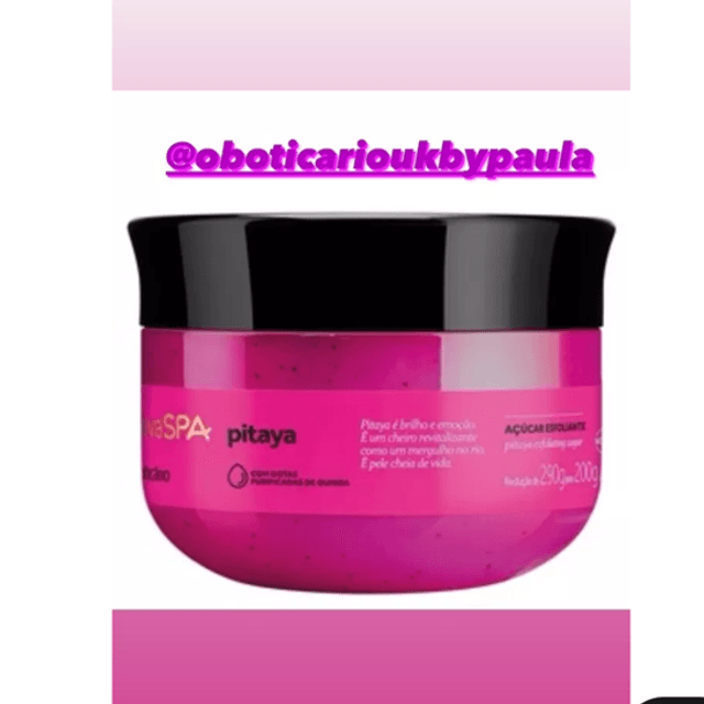 Nativa Spa Açúcar Esfoliante Corporal Pitaya 200g 
