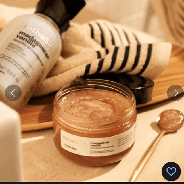 Nativa Spa Esfoliante Baunilha De Madagascar Vanilla 200gr O Boticário *
