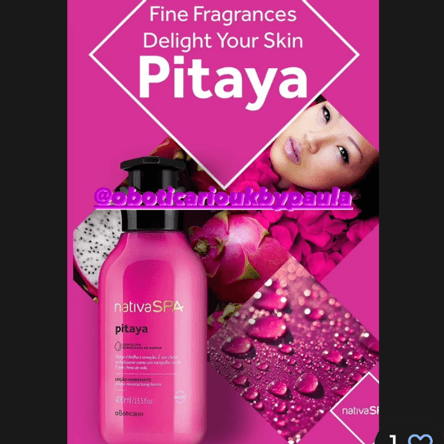 Nativa Spa Loção Hidratante Corporal Pitaya 400ml