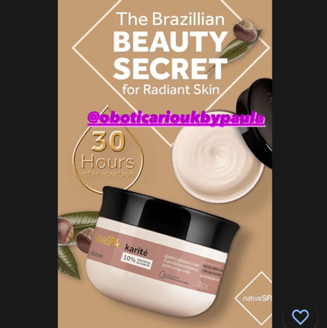 Nativa Spa Creme Ultra Hidratante (Shea) Karite 200g