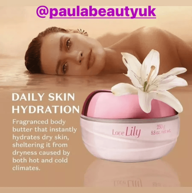 Lily Love Satin Cream 250g - O Boticario* Creme Hidratante Lily Love Acetinado