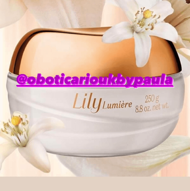 Lily Lumiere Creme Acetinado Hidratante Lily Lumiere 250g