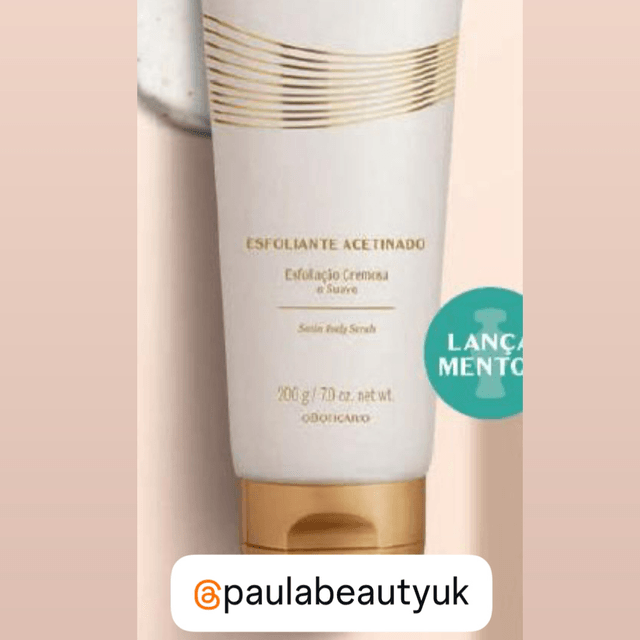 Esfoliante acetinado Lily 200g