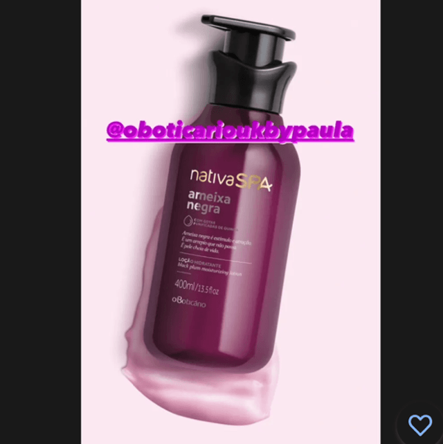 Nativa Spa Ameixa Negra Loção Hidratante 400ml