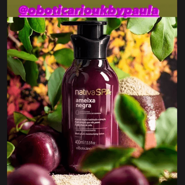 Nativa Spa Ameixa Negra Loção Hidratante 400ml