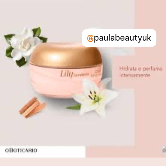 Creme acetinado hidratante corporal Lily Gardenia 250g