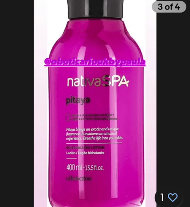 Nativa Spa Loção Hidratante Corporal Pitaya 400ml
