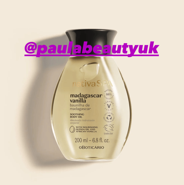 Nativa Spa Baunilha de Madagascar 200ml Madagascar Vanilla Body Oil