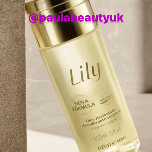 Lily Body Scented Oil, 150ml - Óleo Perfumado Corporal Lily 150ml O Boticario