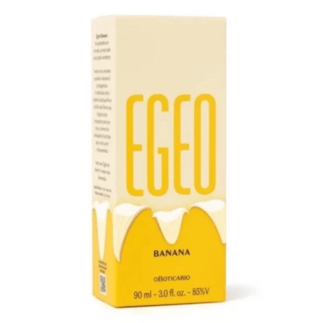 Egeo Banana - O Boticario - Deodorant Cologne For Women - 90ml 3.0 fl oz