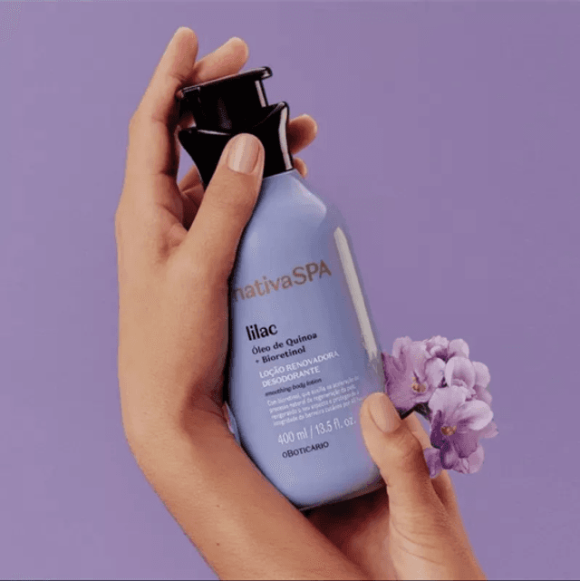 Nativa Spa Loção Hidratante Corporal Lilac 400ml O Boticário
