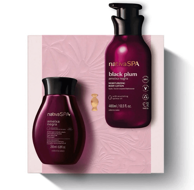 COFFRET NATIVA SPA AMEIXA NEGRA o Boticário 