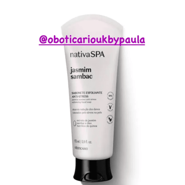 Nativa Spa Sabonete Líquido Esfoliante Jasmine Sambac 175ml