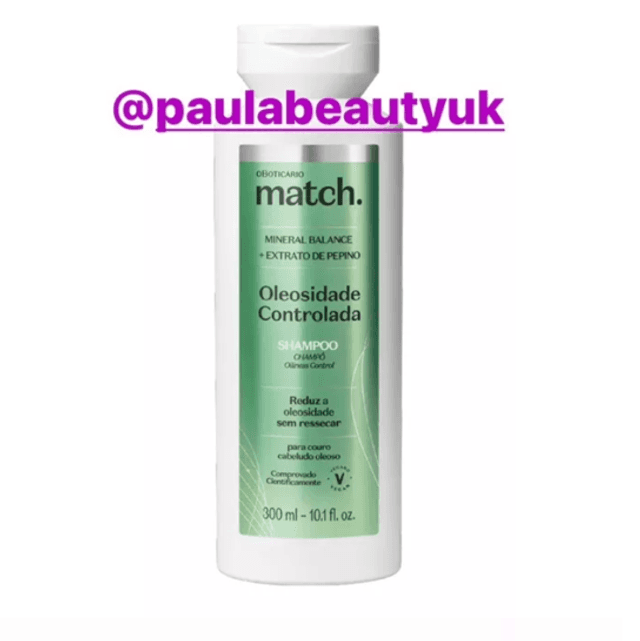Shampoo Match Oleosidade Controlada 300ml*