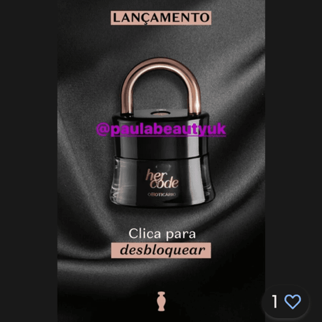 Her Code Eau de Parfum, 50ml O Boticario