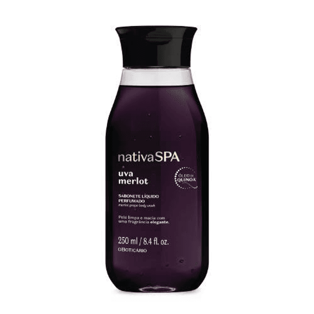 Sabonete Líquido Perfumado Nativa Spa Uva Merlot, 250ml