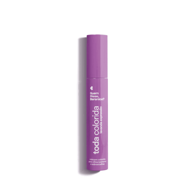 MÁSCARA DE PESTANAS E SOBRANCELHAS TODA COLORIDA LAVANDA EXPRESSÃO, 10G